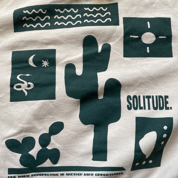 Green and Cream hoodie - Picture 4 of 6